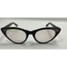 Vintage Harlequin USA 5 Cateye Eyeglass/Sunglass Frames 42-18 Black 1950s