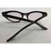 Vintage Harlequin USA 5 Cateye Eyeglass/Sunglass Frames 42-18 Black 1950s