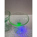 Rare Green Cocktail, Martini,Dessert Stemmed Glass 4 3/4 Set of 3 Uranium ***