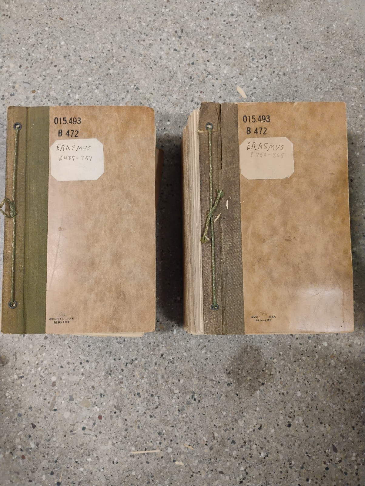 Erasmus Bibliotheca 19th Century 2 vol by Victor Vander Haeghen R Vanden Berg