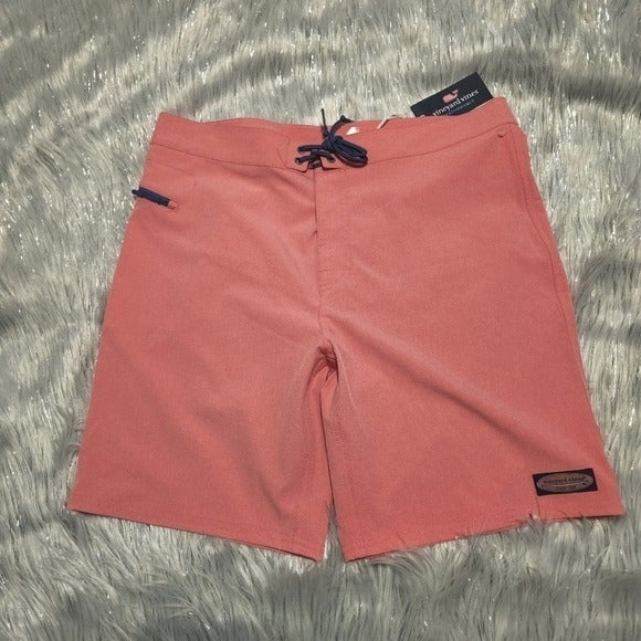 New Vineyard Vines Heather Stretch Board Shorts Sz 36