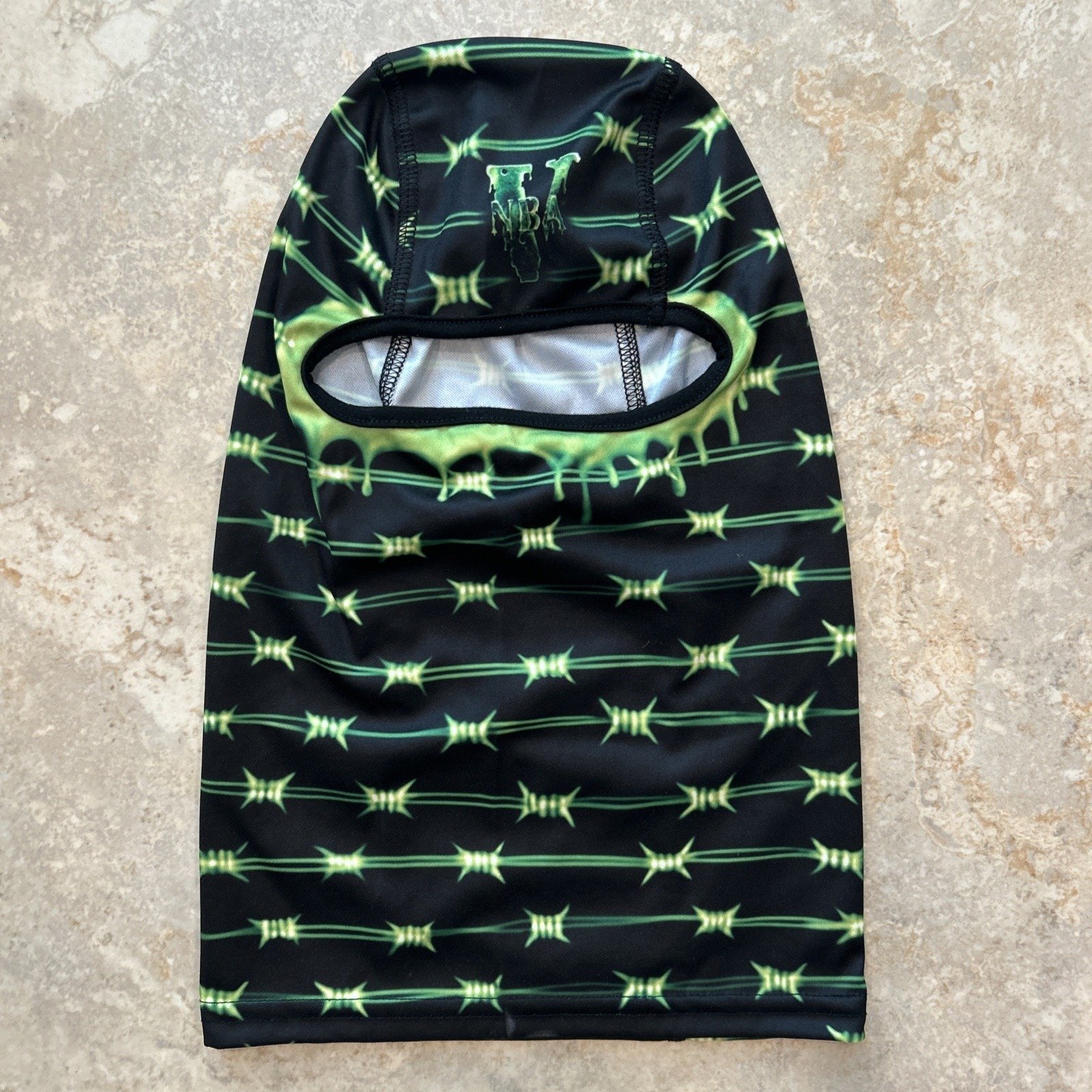 Vlone NBA Youngboy Eyes Ski Mask Black Green Shiesty Mask Slime Rapper