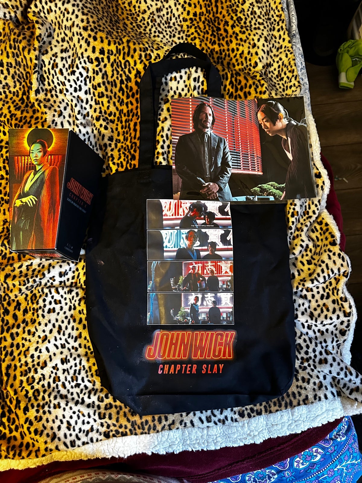 John Wick Chapter 4 Rina Sawayama Very Rare Lionsgate Swag Bag Tote + more Slay