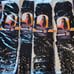 Authentic Distressed rebel locks 24 Crochet color 1B. 5 packs