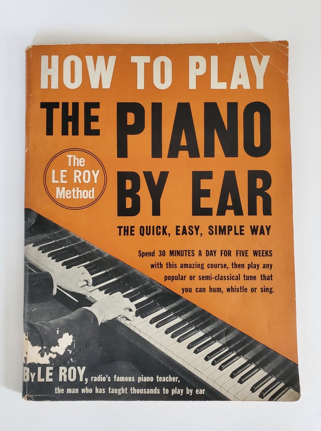 How to play piano by ear, vintage book