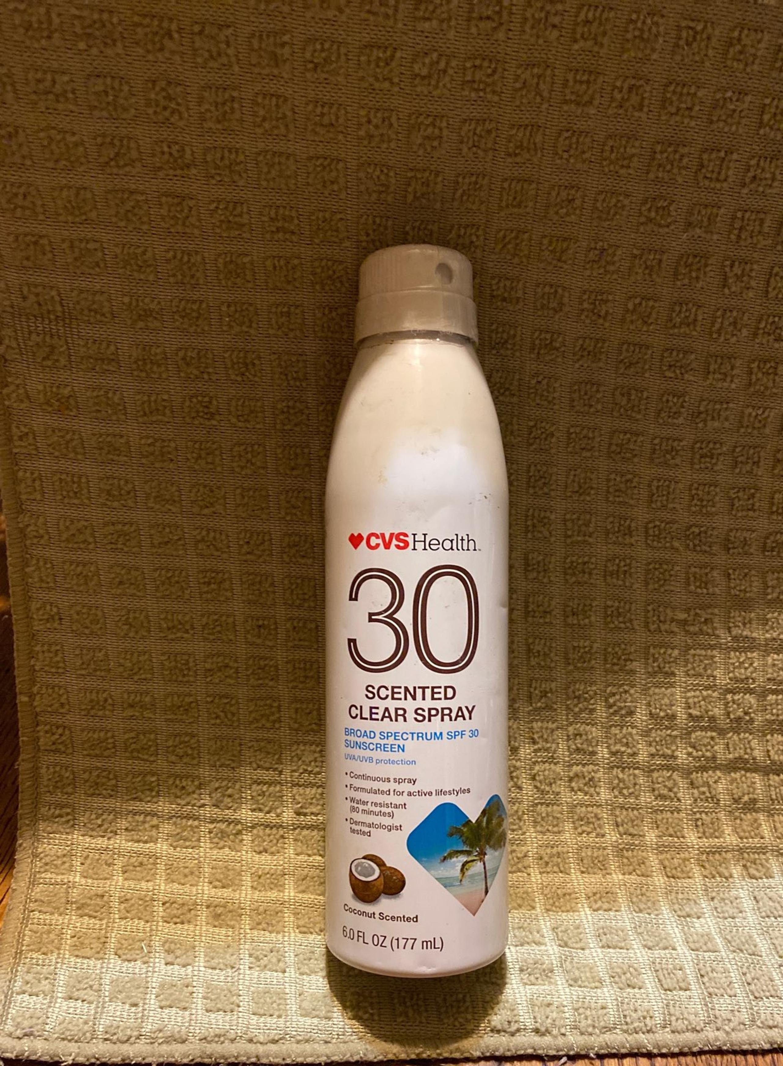 New in bottle sunscreen