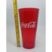 Coca Cola Red Textured Plastic Tumblers Cups 24oz New case 24 Great for Picnics