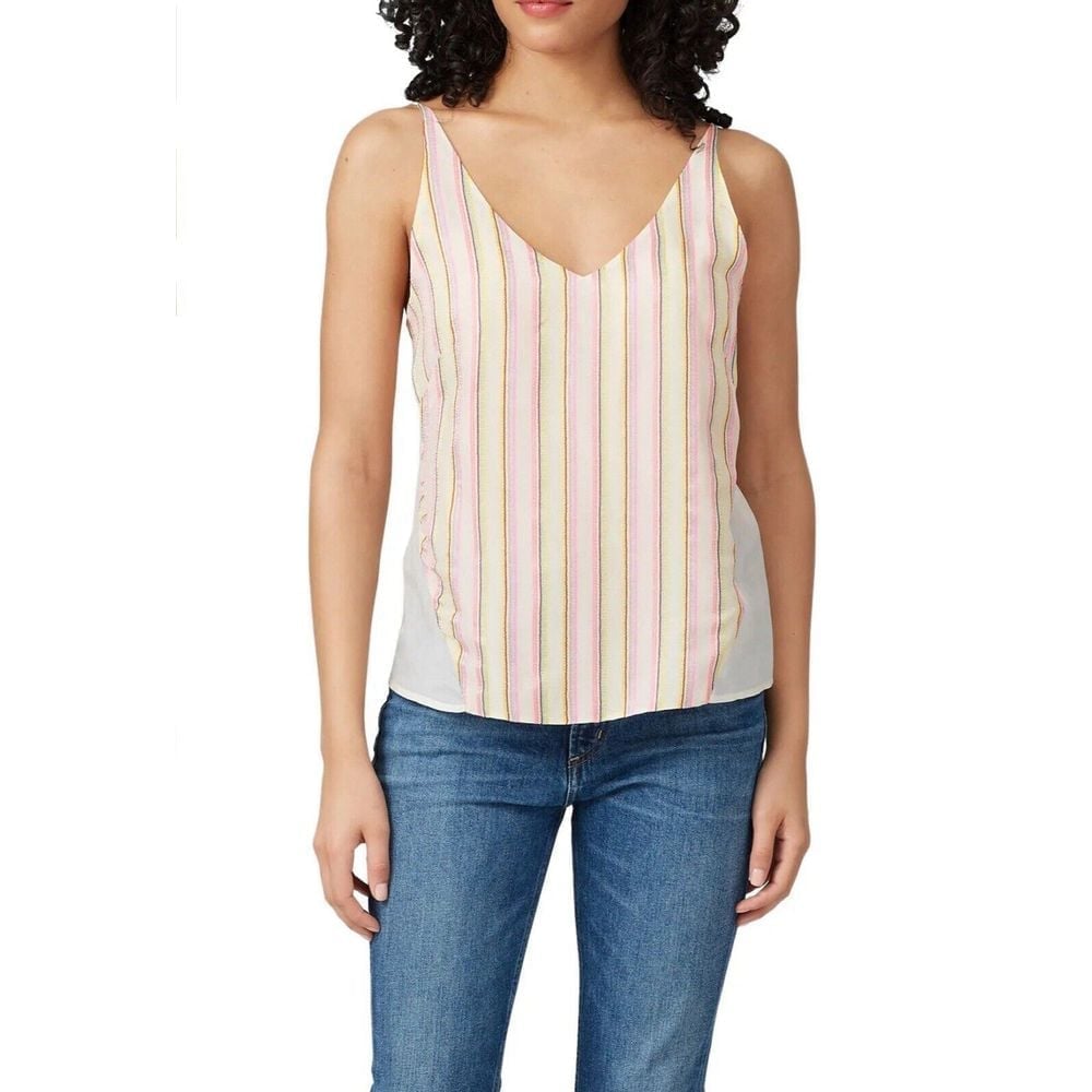 J Brand Lucy Cami Neon Stripe Tank Top From Rent The Runway Sz Small