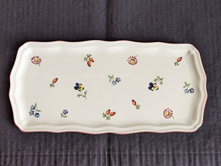 Villeroy and Boch Petite Fleur Rectangular Sandwich / Serving Tray