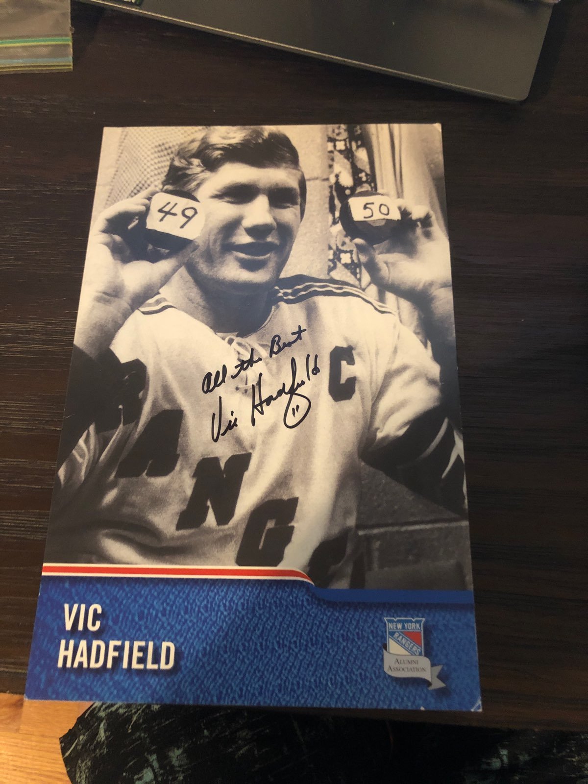 Vic Hatfield Autographed Photo