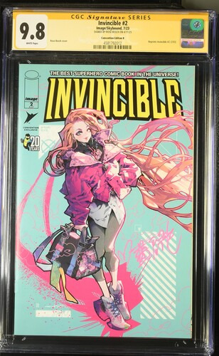 Invincible #2 CGC SS 9.8 Signed by Rose Besch SDCC 2023 LTD 500