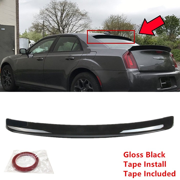 2011-2023 Chrysler 300C Roof Spoiler PG Style Gloss Black Wing Brand New With 3M