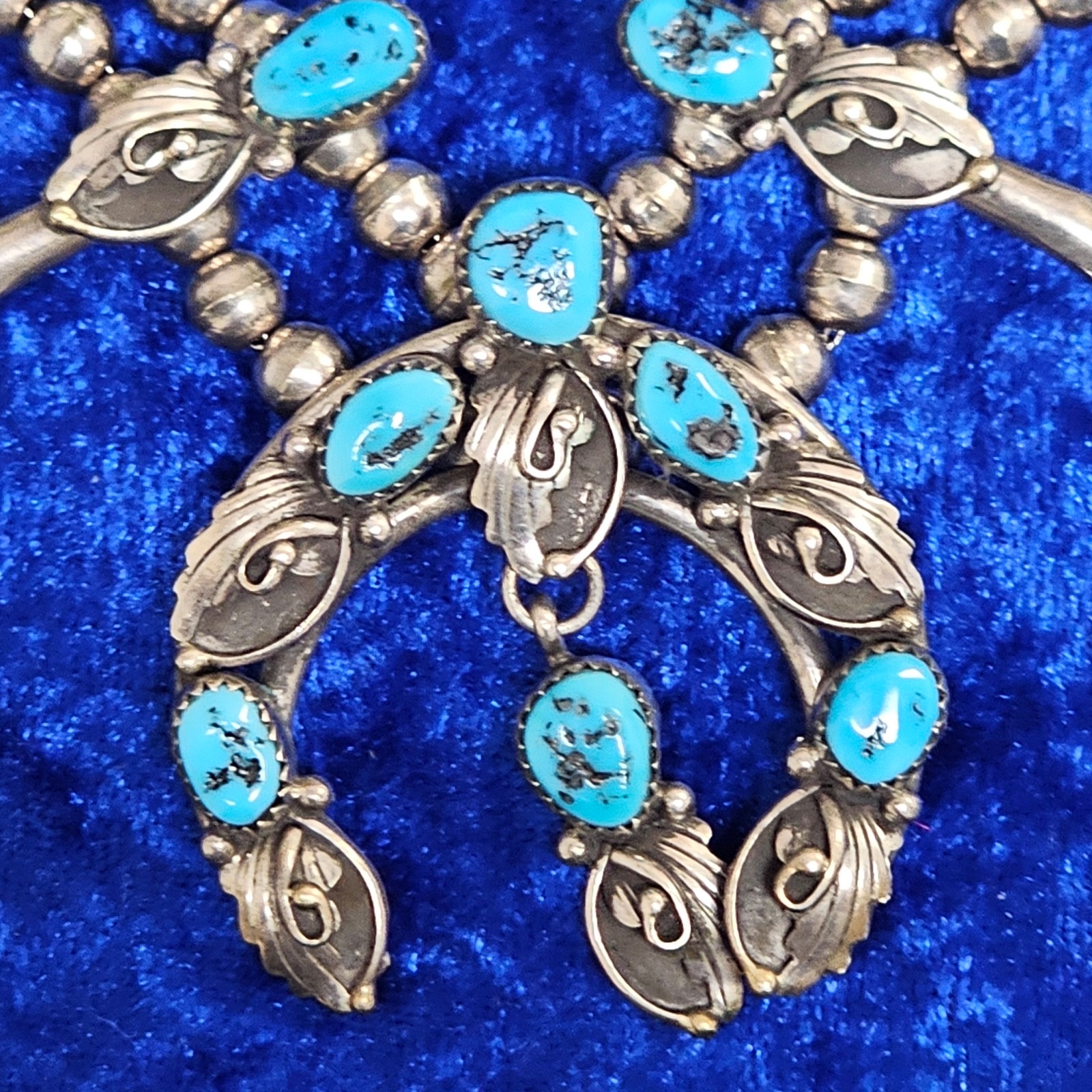 Old pawn navajo squash blossom