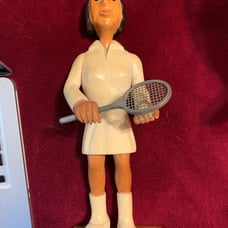 Tennis player by Romer Italy wooden figu