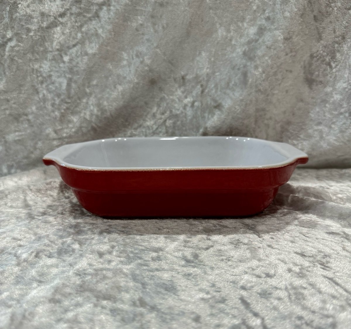 Emile Henry France Modele Depose Small Red Rectangle Casserole Baking Dish 5X9