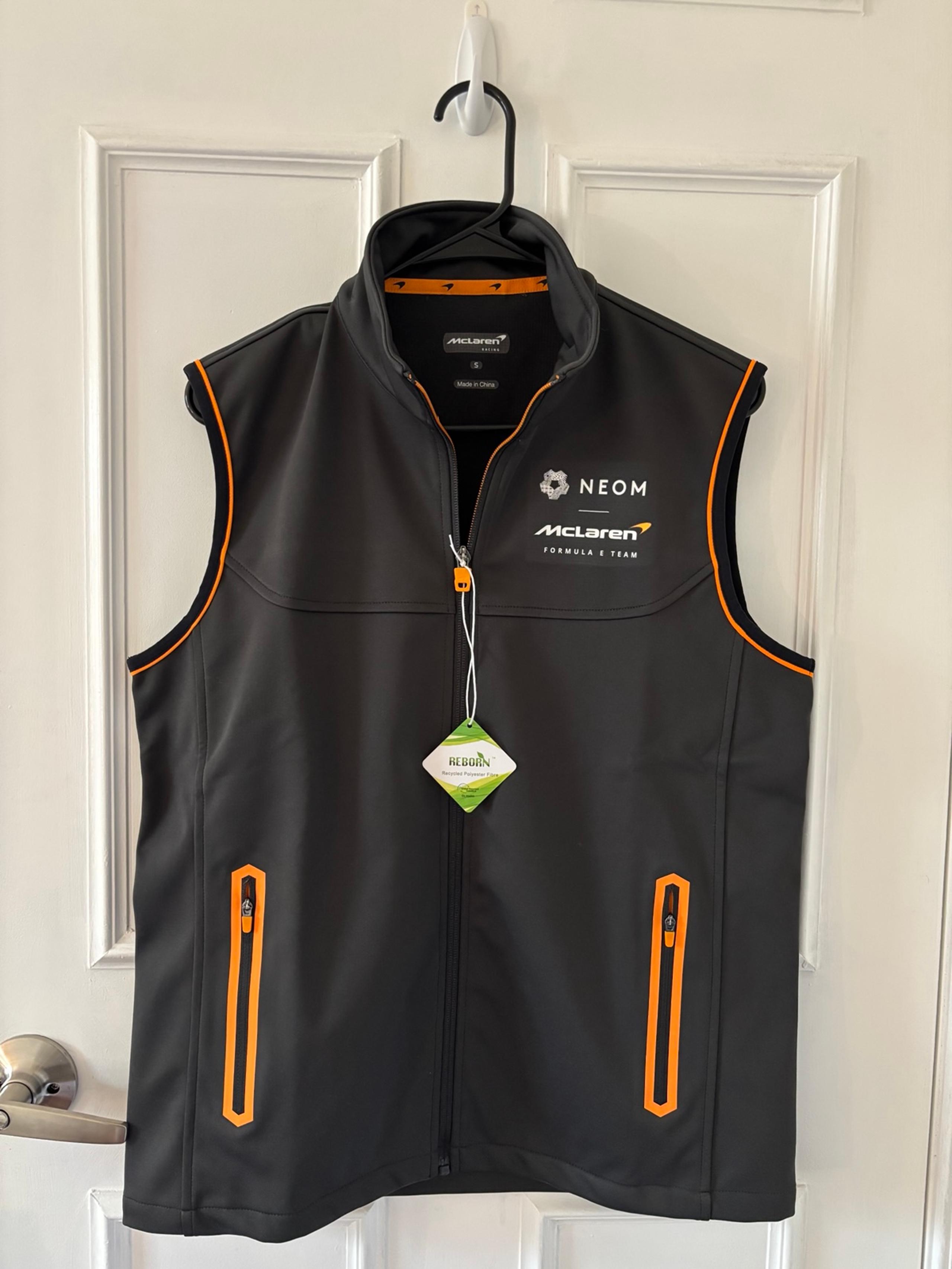 NWT McLaren FE NEOM Racing Athletic Vest Jacket