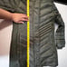 ABERCROMBIE & FITCH DOWN FILLED PARKA JACKET COAT OLIVE GREEN WOMENS SZ M
