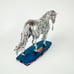 HORSE Of a Different Color Figurine Jeweled Butterflies No. 20333 Silver Blue