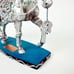 HORSE Of a Different Color Figurine Jeweled Butterflies No. 20333 Silver Blue
