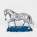 HORSE Of a Different Color Figurine Jeweled Butterflies No. 20333 Silver Blue