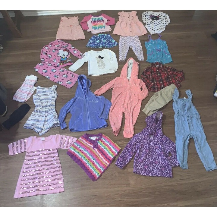 Girls Lot of Sz 18 24 months 2T Mix And