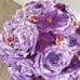 Purple wedding bridal bouquet