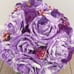 Purple wedding bridal bouquet