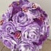 Purple wedding bridal bouquet
