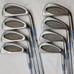 Lady Hogan Iron Set 3-9 EW, 3 Wood Steel Shaft Right Handed Cracked Grip