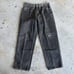 Vintage Y2K Sean John Black Carpenter Baggy Denim Jeans Sz 38 Skater Jnco
