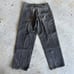 Vintage Y2K Sean John Black Carpenter Baggy Denim Jeans Sz 38 Skater Jnco