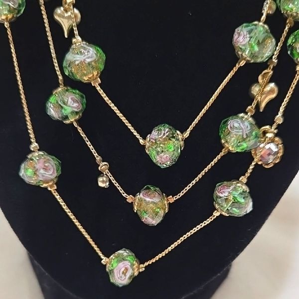 Betsey Johnson Multi-Strand Beaded Necklace