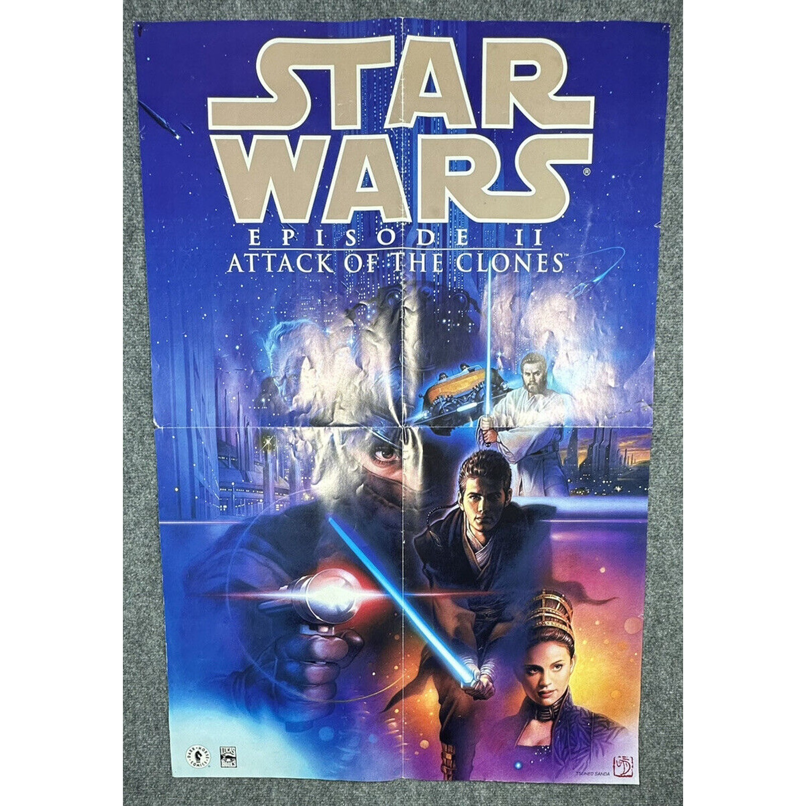 Rare Star Wars Attack of the Clones Dark Horse Comics 24 x36 Poster