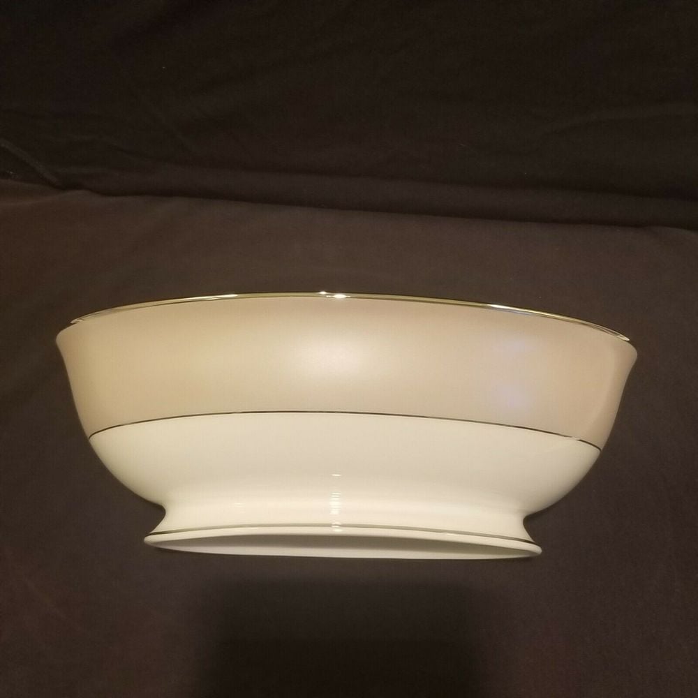 Lenox FEDERAL PLATINUM FROST 9 1/2 Oval Vegetable Bowl 4113959