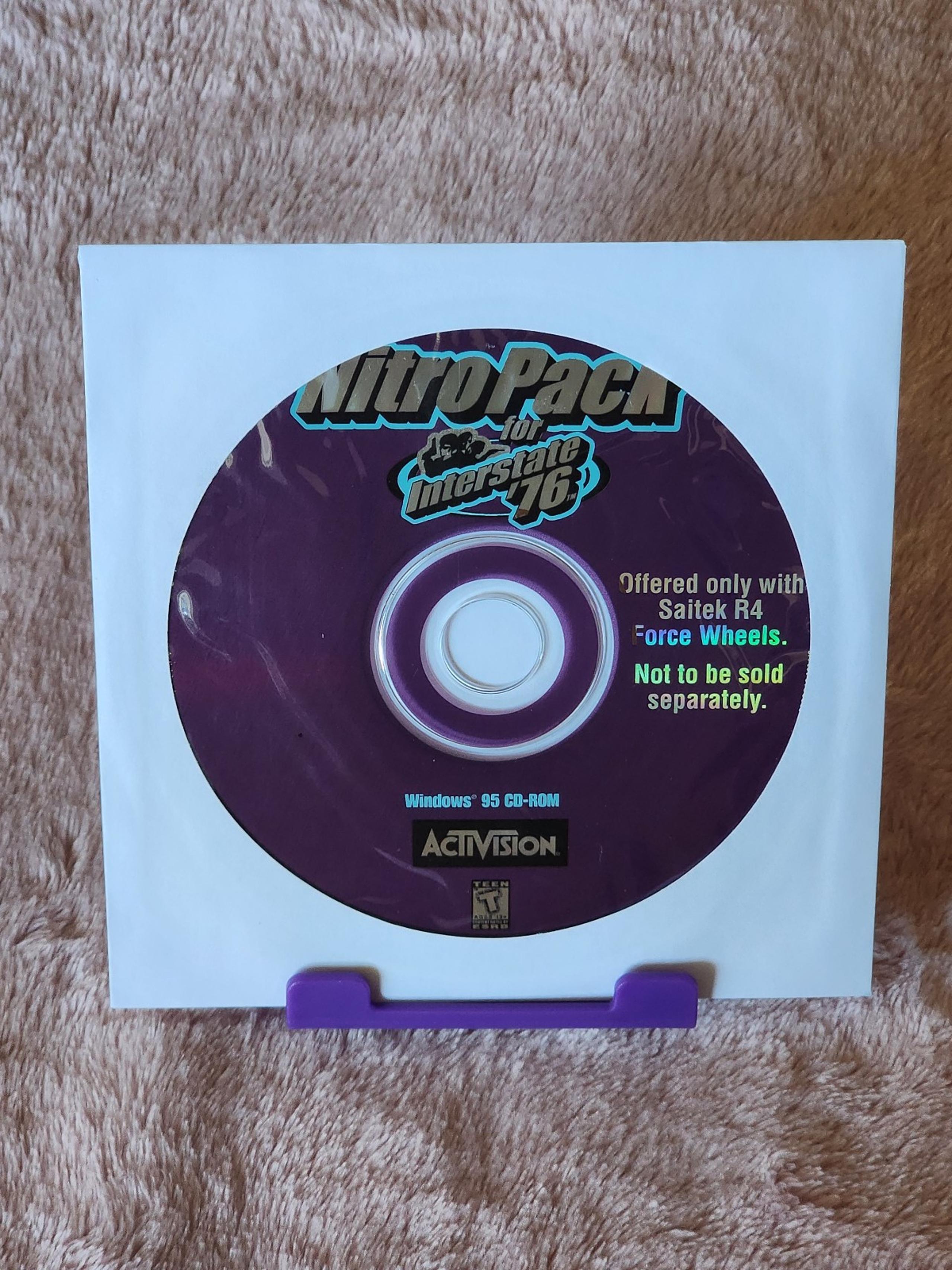 Nitro Pack for Interstate 76 Disc Only CD Rom For Windows PC Very Good Condition
