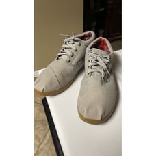 Toms Mid Canvas Lace Up Mens Boots Size 13
