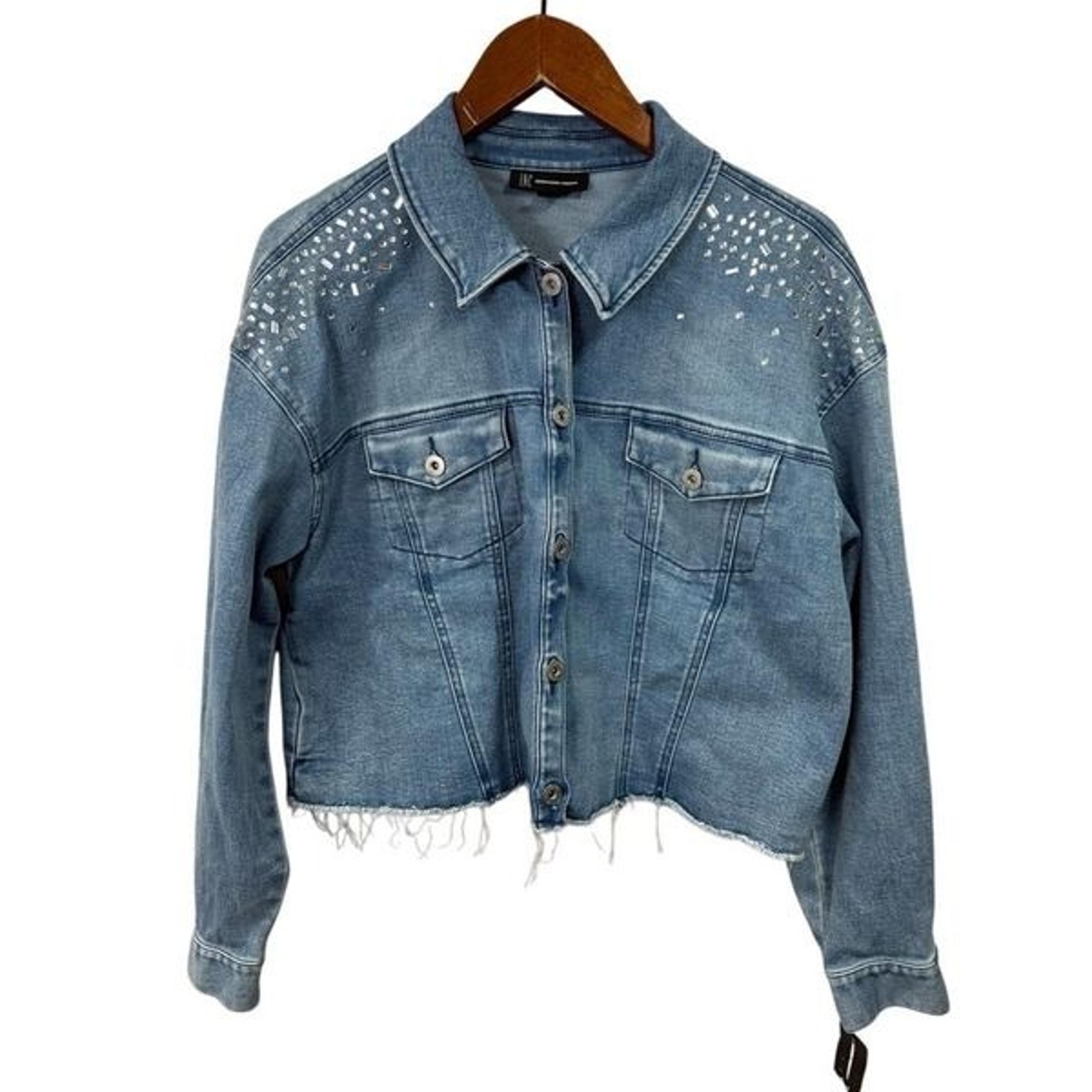 I.N.C International Concepts Women’s Jean Jackets sz L NEW #G378