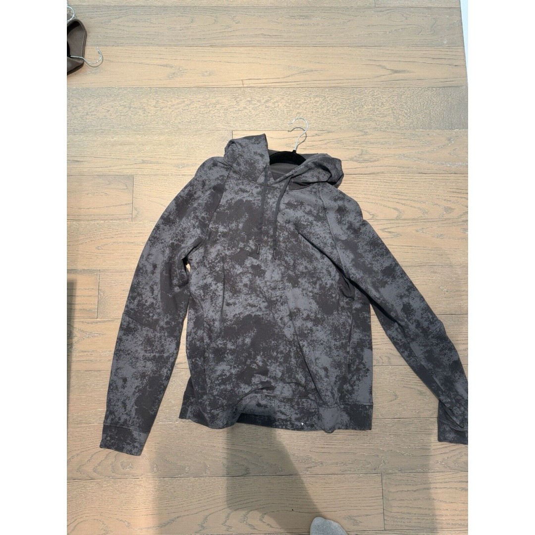 Lululemon Hoodie Mens Medium Gray City Sweat Pullovet Sweater Sweatshirt