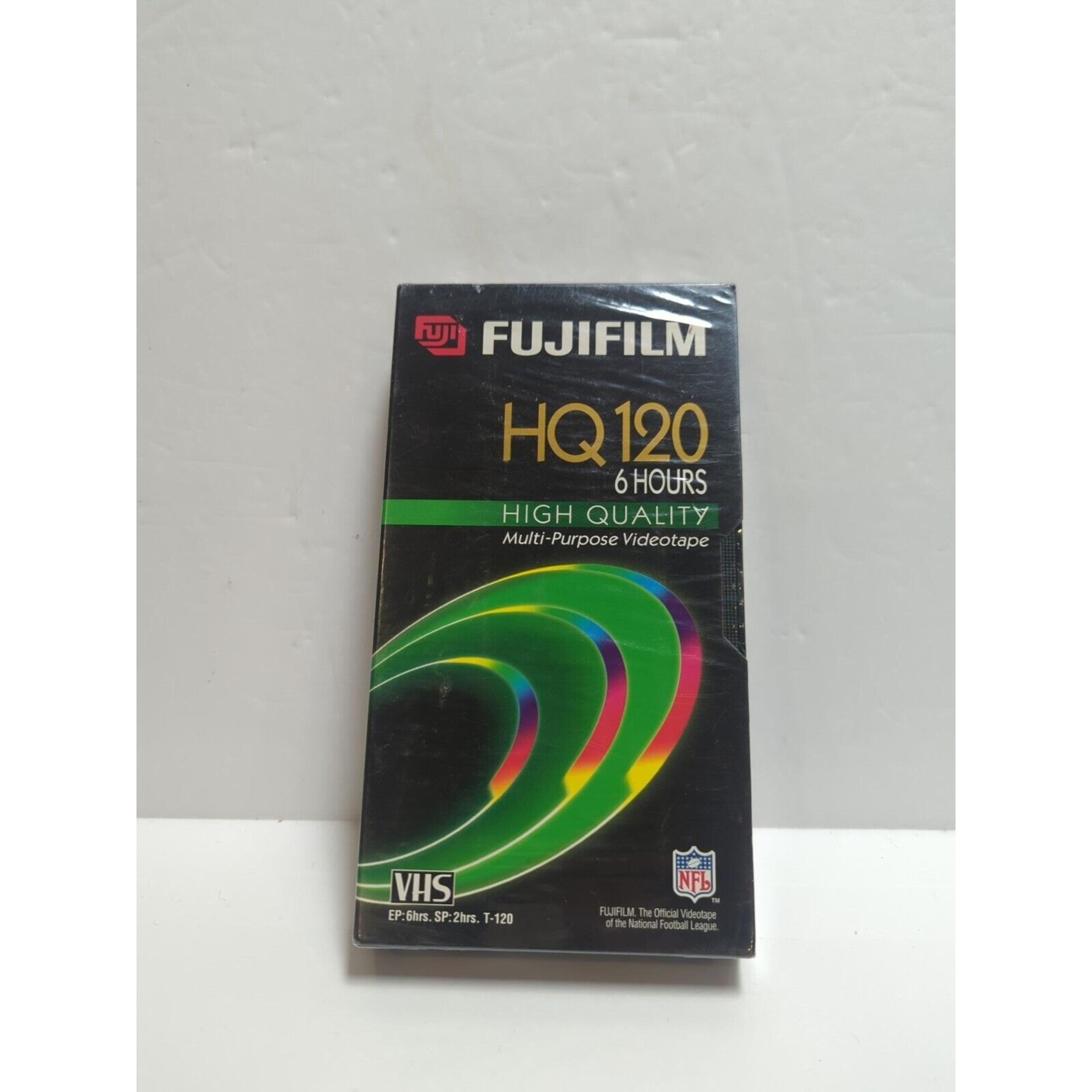 FujiFilm HQ 120 6 hour Premium Grade VHS Video Tapes brand new sealed
