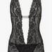 Lascana Plunge Halter Lace Teddy