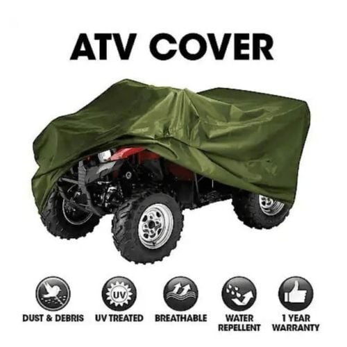 Auto Craft ATV Cover, Army Green Polyester XL