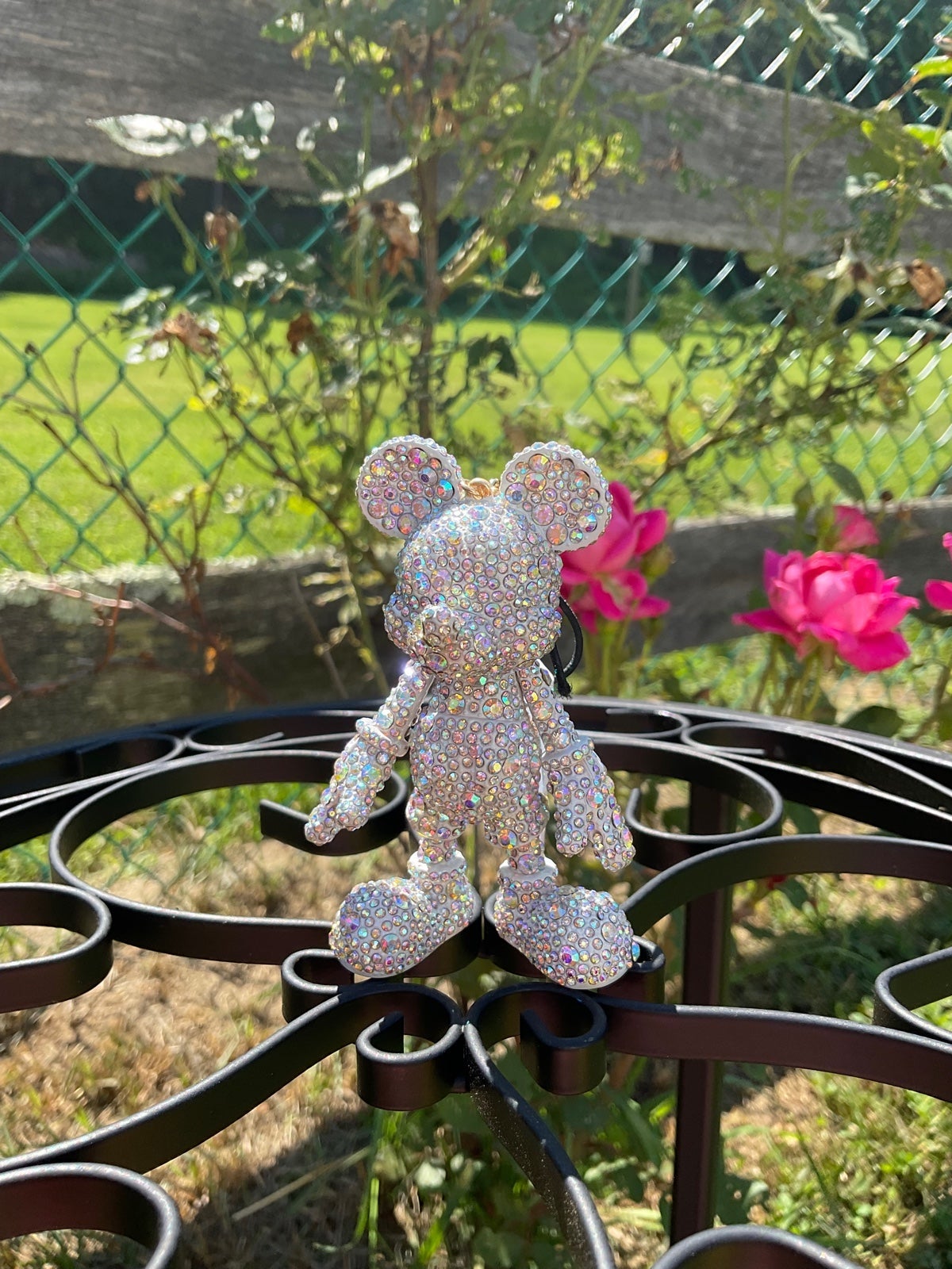 Baublebar Disney Mickey Mouse Iridescent Jeweled Bag Charm