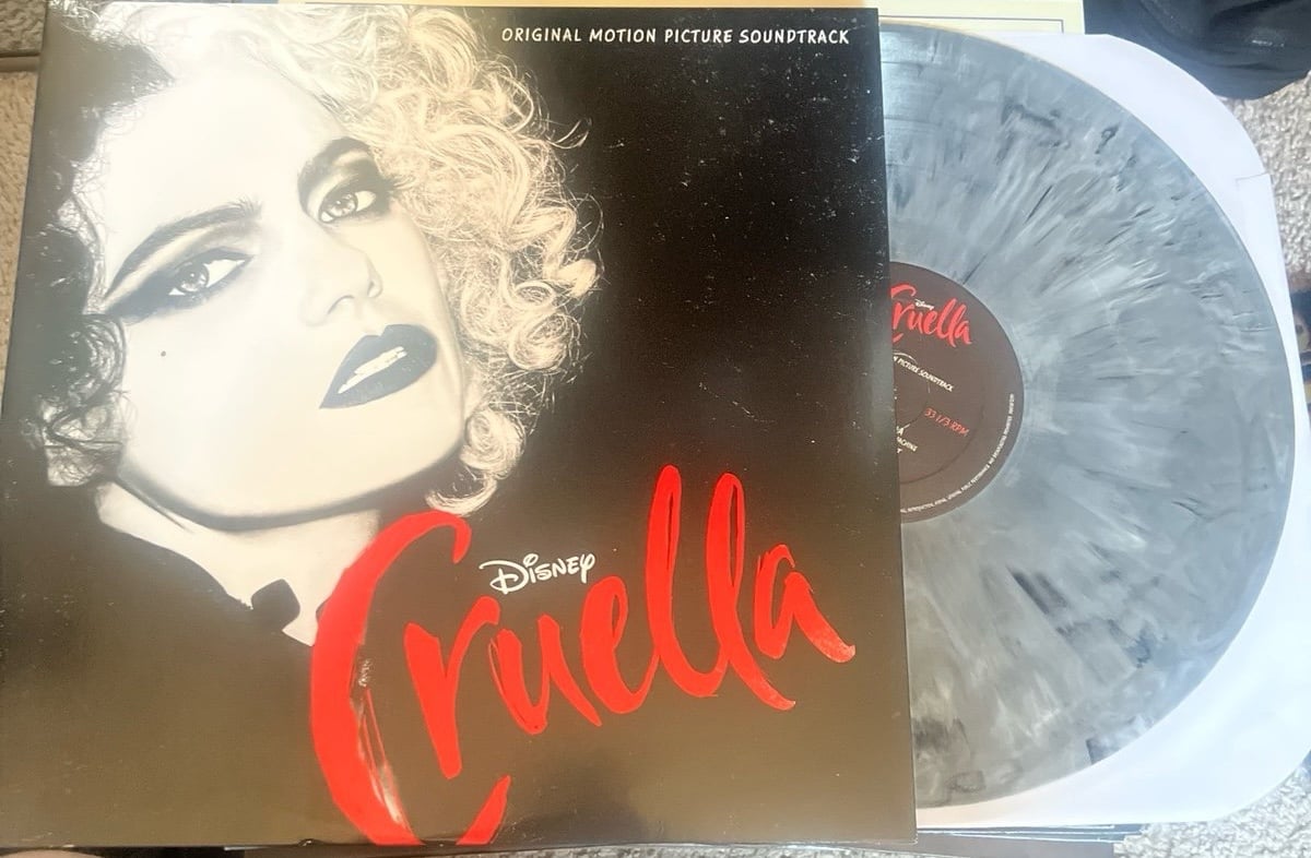 Disney cruella vinyl record limited edition