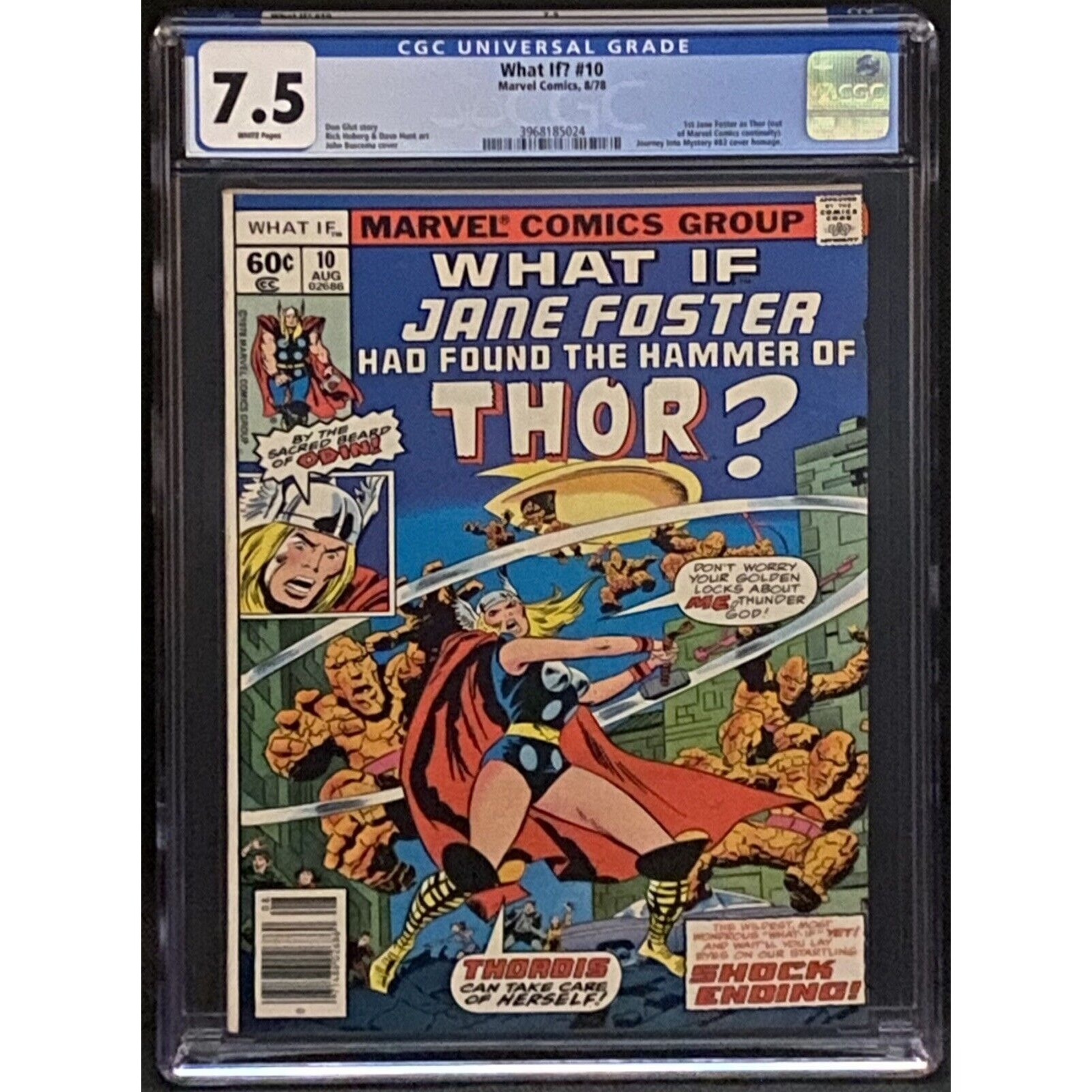What If? #10 CGC 7.5 WP 1st Appearance of Jane Foster as Thor Marvel Comics 1978