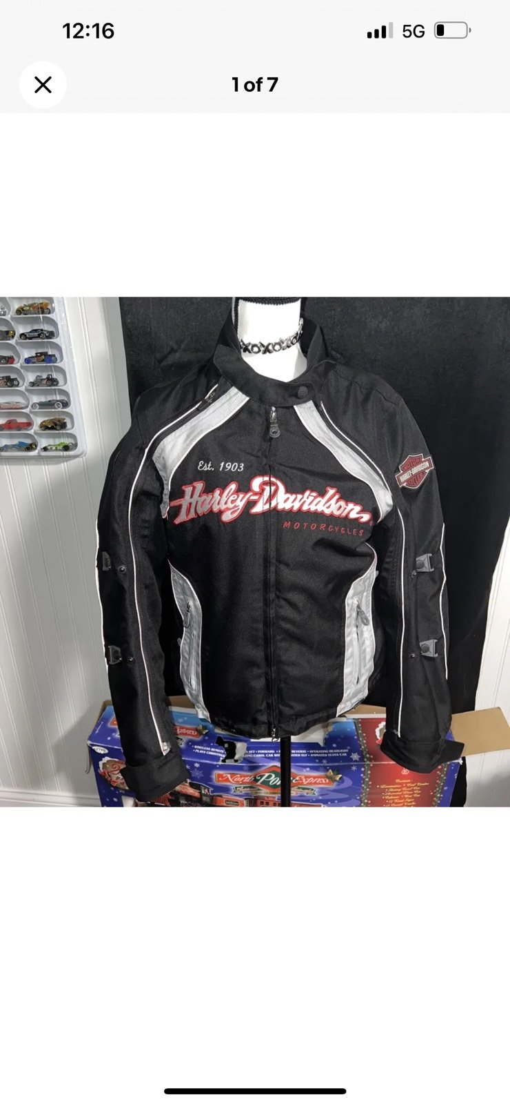 Jacket harley davidson small womens jacket rn 103819 ca03402