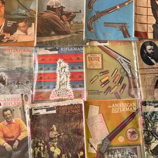 Lot of 42 guns riffle magazine vintage
