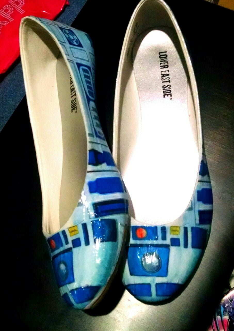 R2d2 Star Wars Shoes Flats Size 8