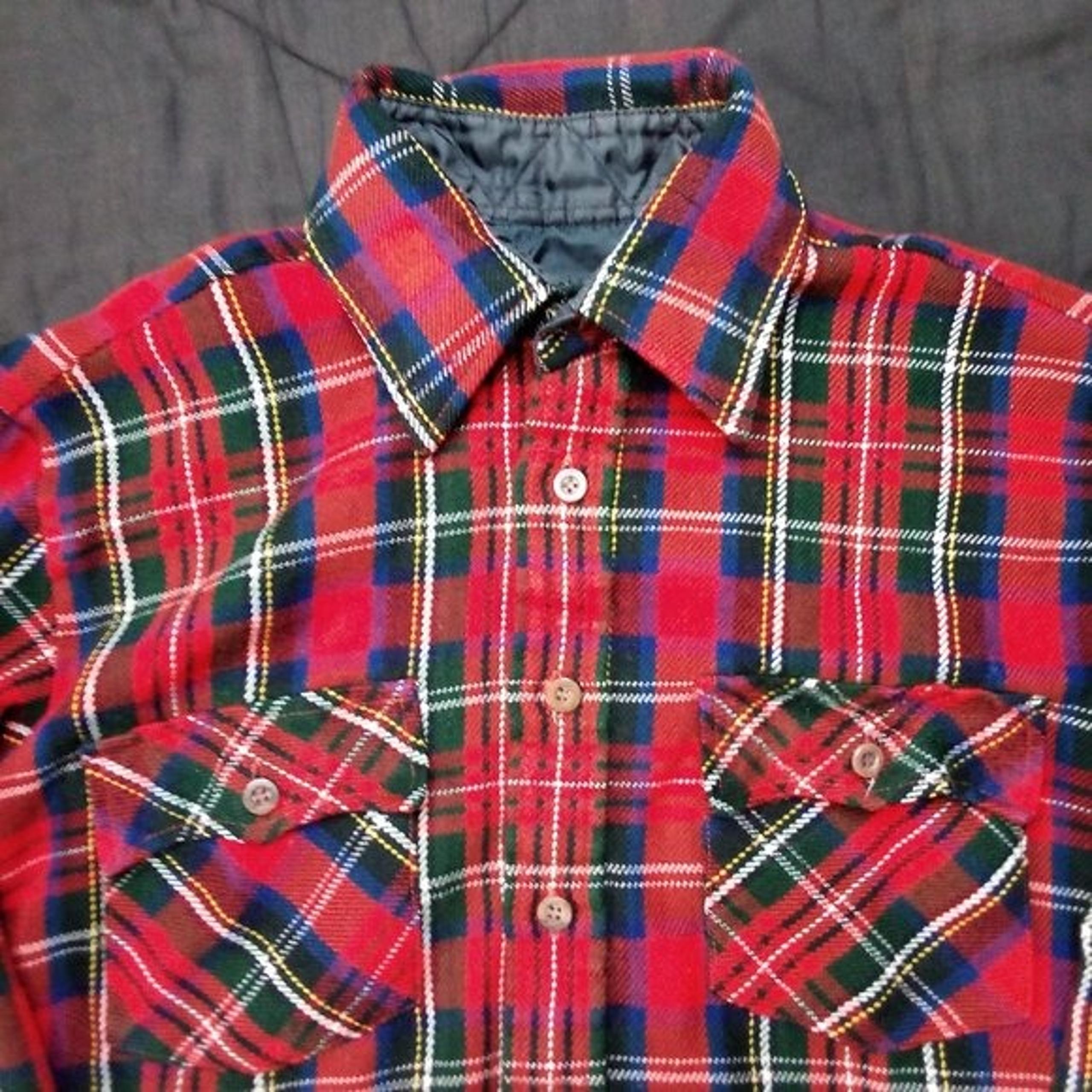 Vintage JC Penney Men's Shop Flannel Button Shirt