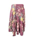 Torrid Womens Purple Mauve Tropical Floral Print Tiered Midi Skirt large new