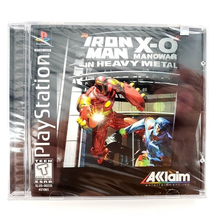 Iron Man / XO Manowar in Heavy Metal (Sony PlayStation 1, 1996) New Sealed